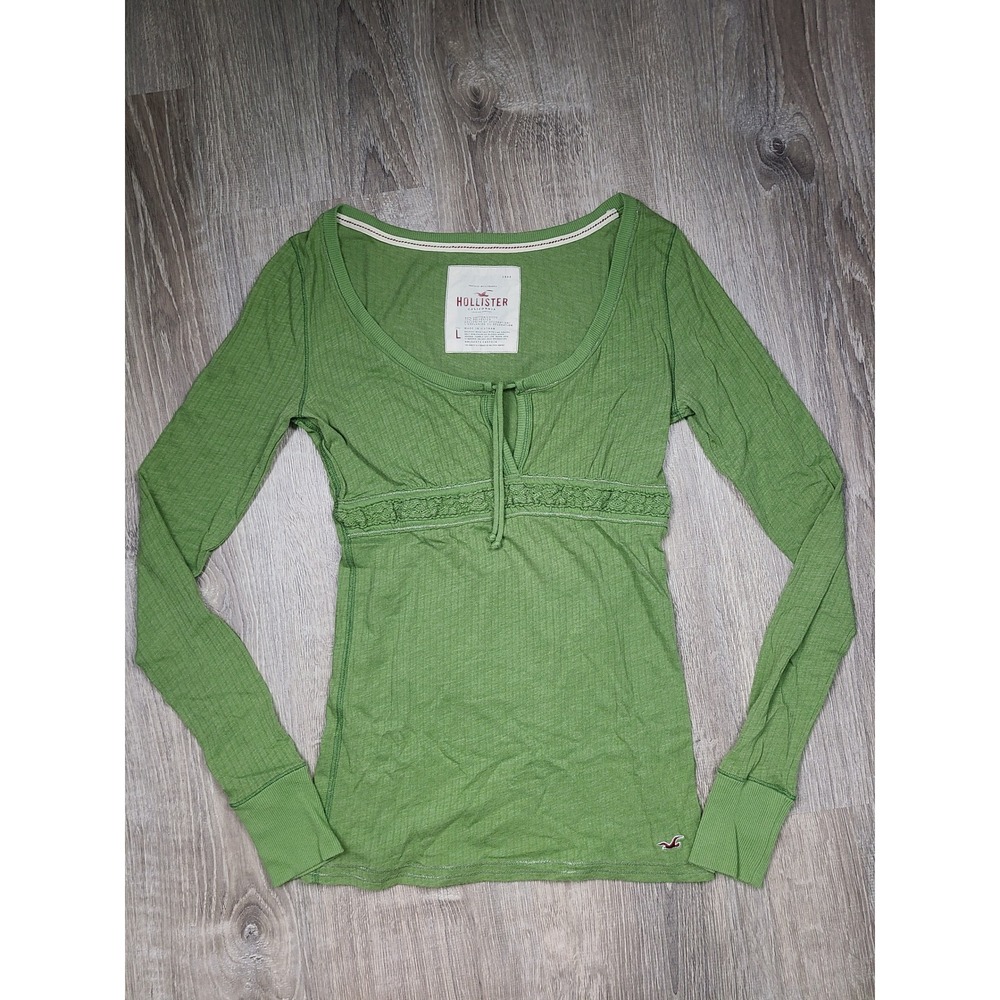 Y2K Hollister L Babydoll Matcha Green Twilight Elena Gilbert Gilmore Mallcore